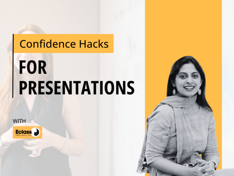 Online body language courses on confidence hacks for presentations