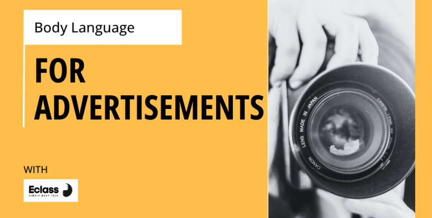 body language for  advertisements