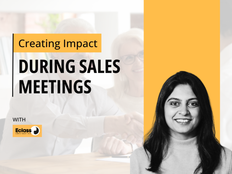 Online body language Course of how to create impact during closing sales meetings