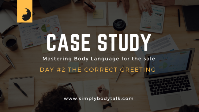 sale body language Greeting sale body language Greeting