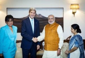 modi kerry handshake - 1