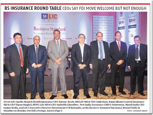 postures taken up by the CEOs at the Business Standard Insurance Round Table