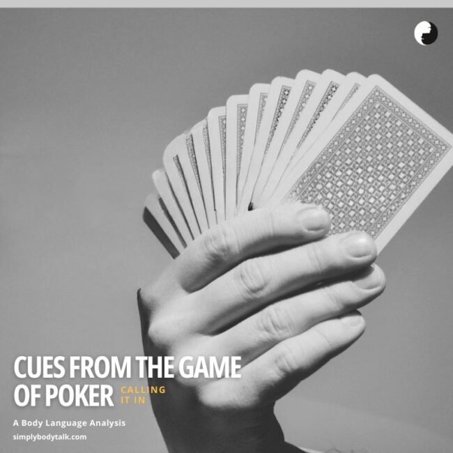 Calling it in – Cues from the game of Poker