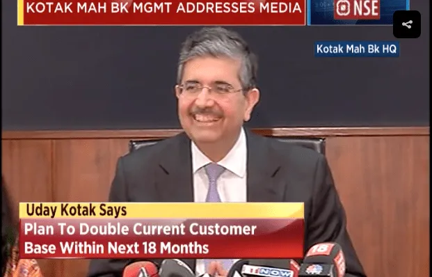 Interesting behaviours of Uday Kotak