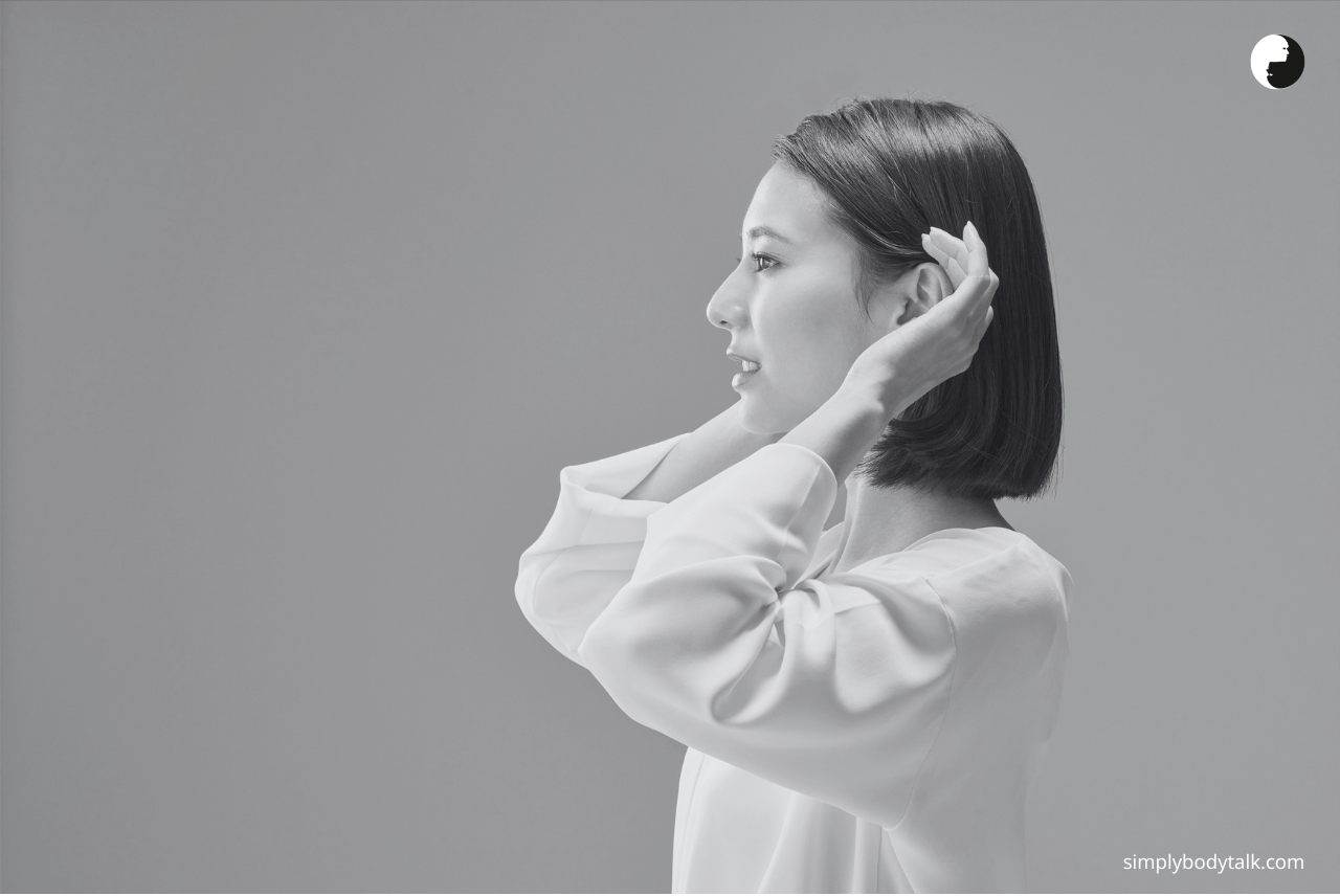female hair behind ear meaning The way your hair signals