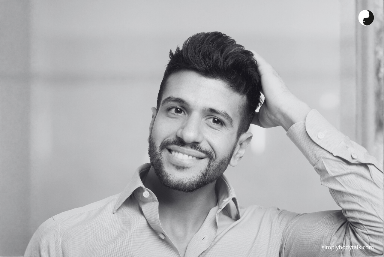 man brushing hair signal why The way your hair signals