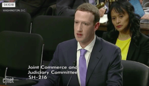 Mark Zuckerberg at Congress hearing