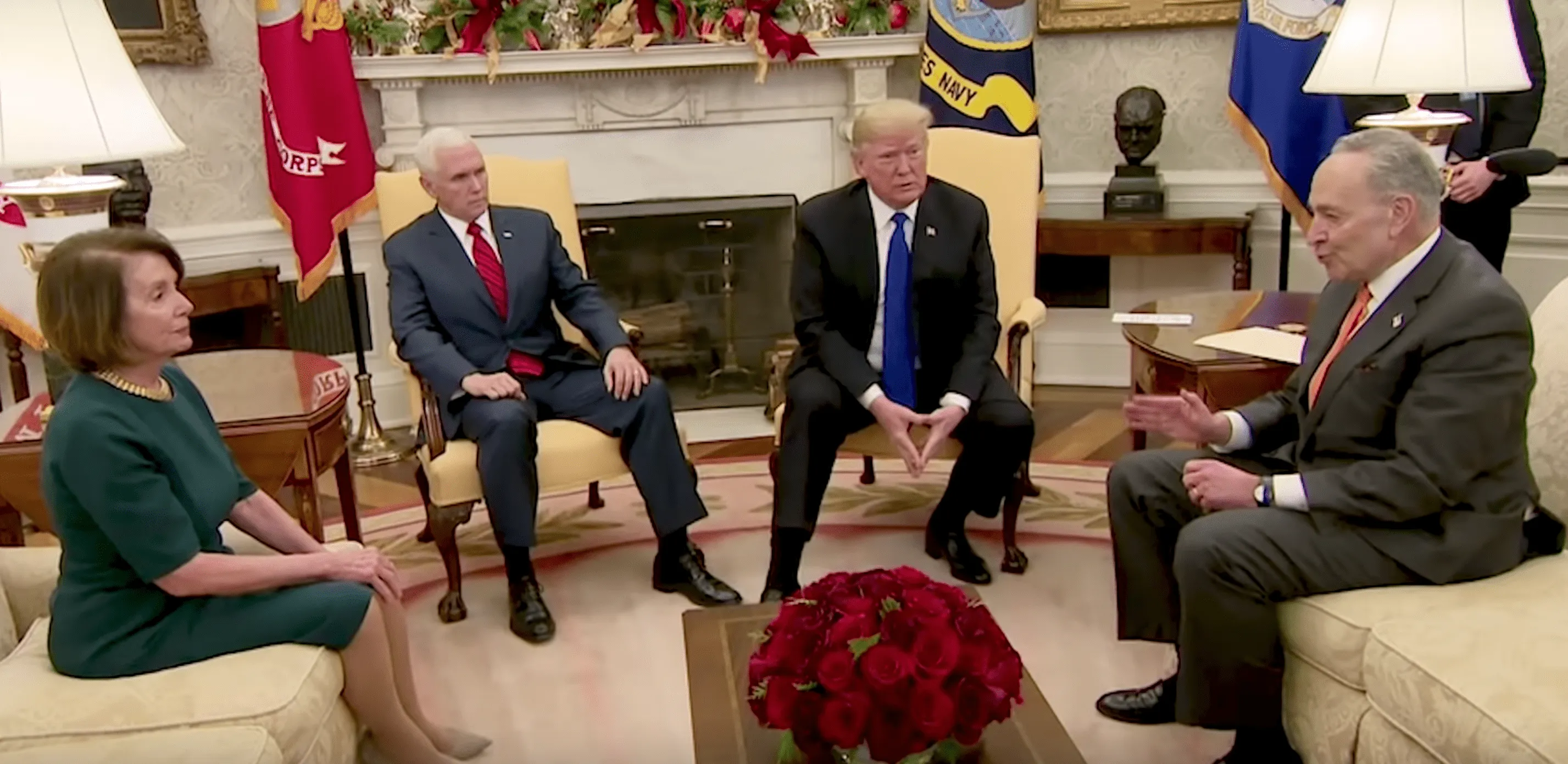 Trump Pelosi Schumer - 1