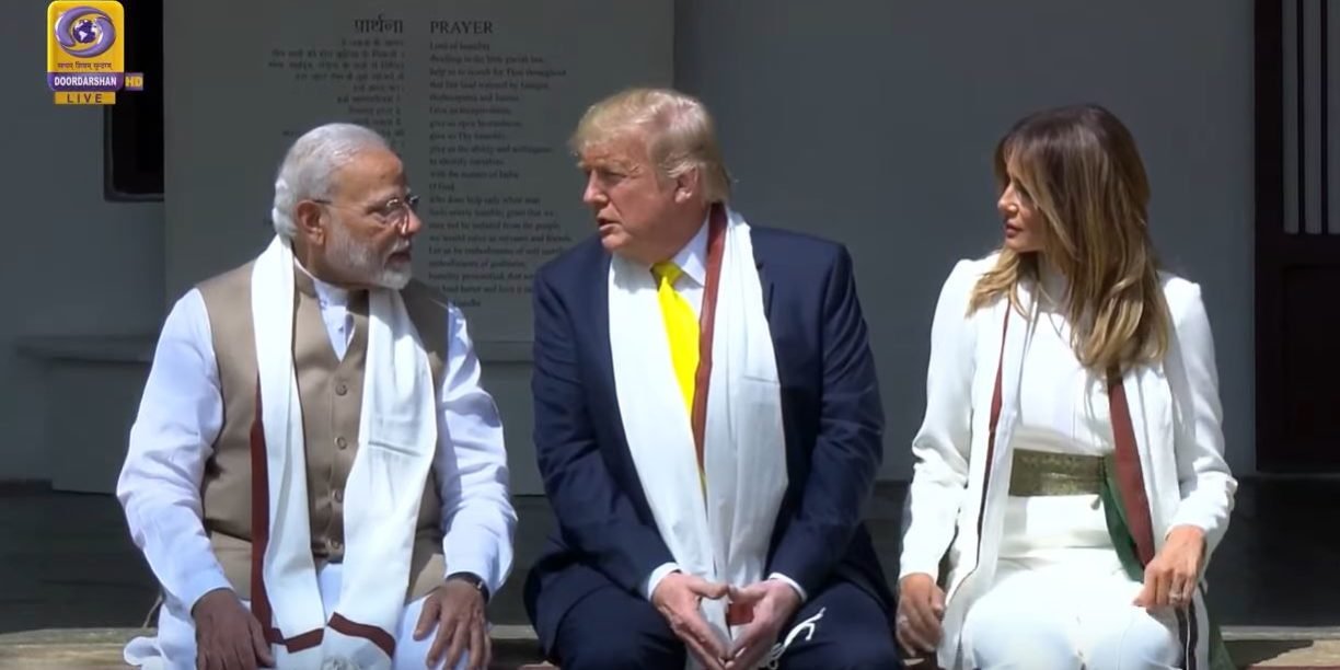 chats Trump visit to India - Modi & Trump two eminent personalities