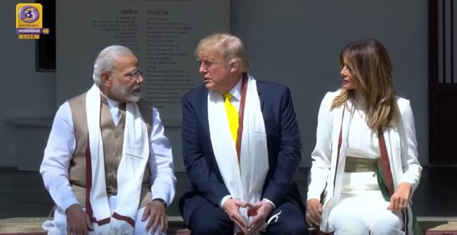 chats Trump visit to India - Modi & Trump two eminent personalities