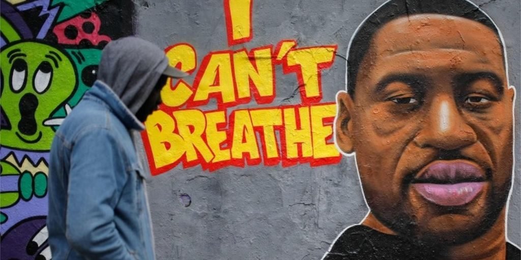 grafiti George Floyd- Body Language analysis of Rioters during Riot protest