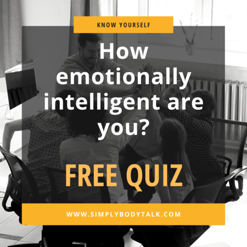 Emotional Intelligence Coaching by Simply Body Talk 2 emotional intelligence free quiz