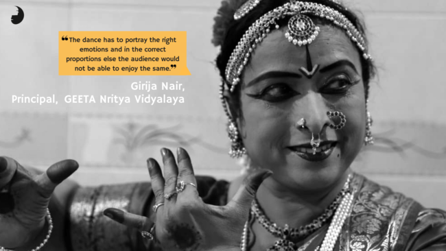 Girja nair Find out how traditional Indian dances depict emotions on the stage