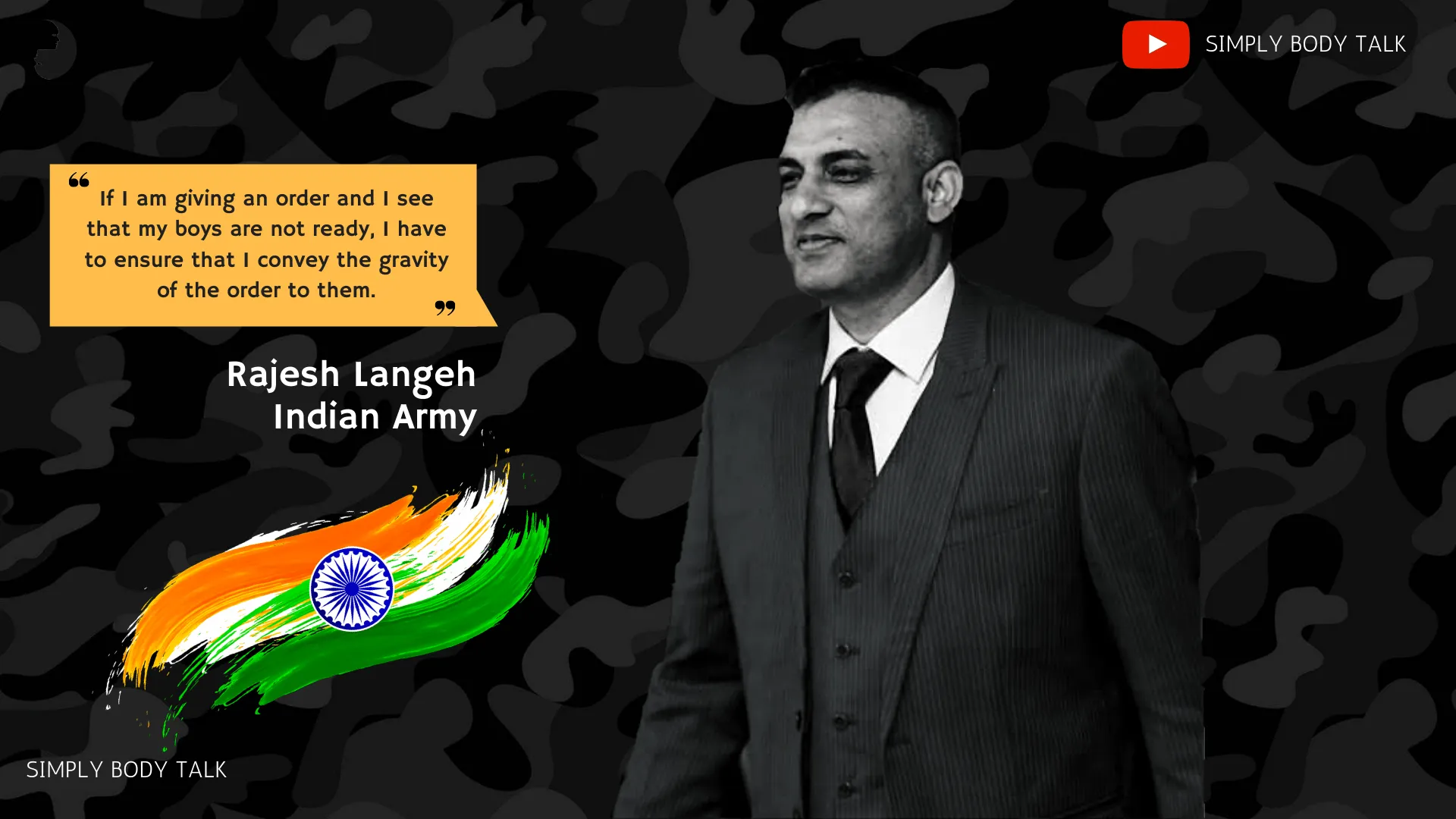 Military​ colonel in the Indianarmy​ discusses how the army uses Body Language