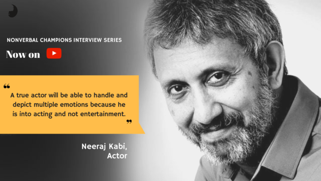 Niraj Kabi Body language in cinema: In conversation with actor Neeraj Kabi