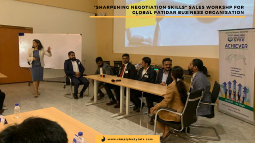 Sharpening Negotiation skills Workshop- GPBO Body language