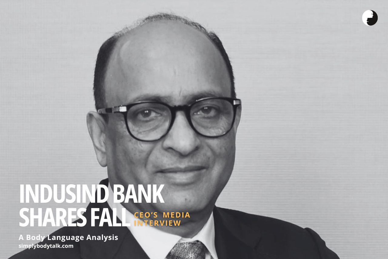 Blog 55 IndusInd Bank shares fall - What does body language indicate?