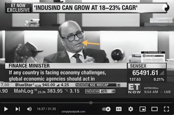 Confident and Persuasive Sumant Kathpalia Speaks on Economic Challenges