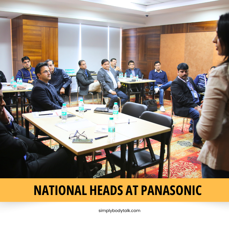 Body Language Workshop for National Heads at Panasonic by Simply Body Talk